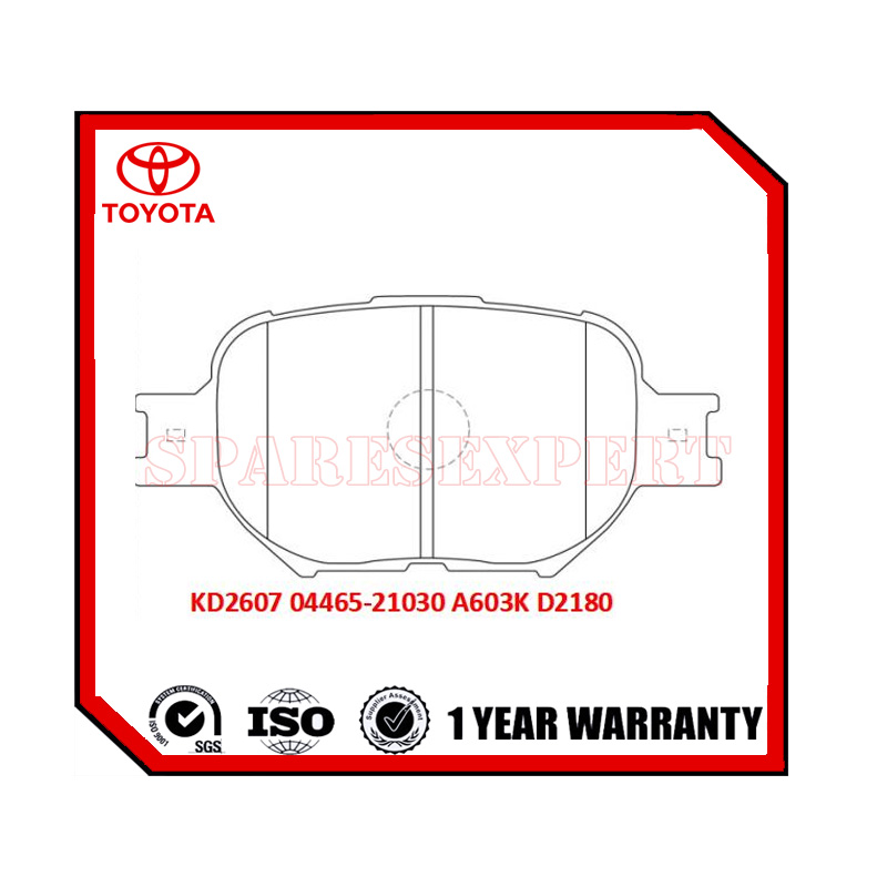 04465-21030 Brake Pad Toyota Opa/Mark2 ZCT10/GX110 FR