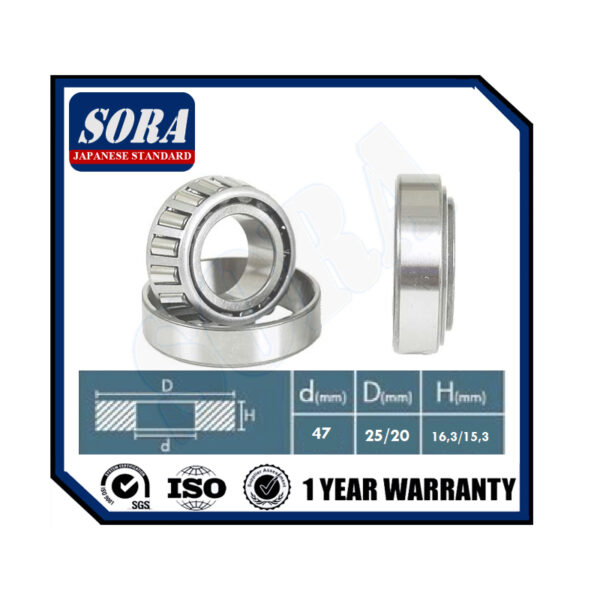 30205JR Wheel Bearing MAZDA ongo 2WD/Vanette 2WD SK/S21 FR Outer