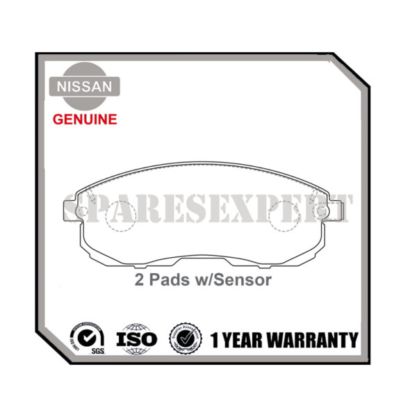 41060-2Y090 Brake Pad Nissan Teana/Primera T32/P12 FR